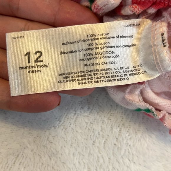 Brand New Carter's Watermelon Romper Size 12 Months NWT - Picture 4 of 6